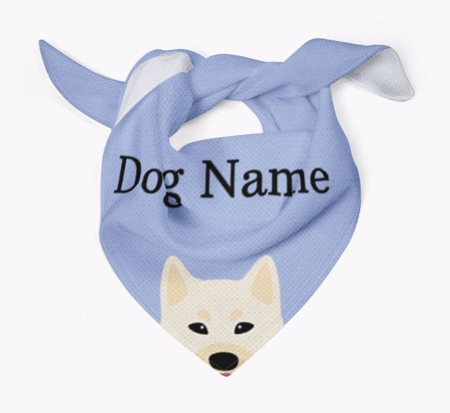 Personalised Dog Bandana with Peeking Yappicons for {dogsName}